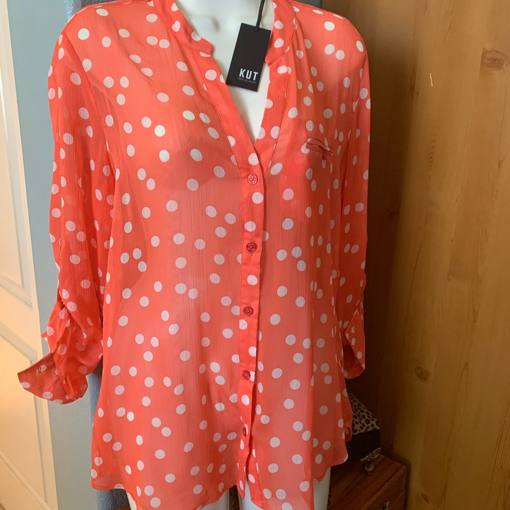 Brand Kut from the kloth, Size “M” Color Orange.